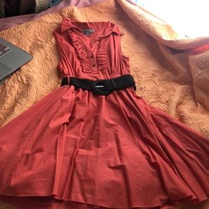 Peach/ coral colored summer dress